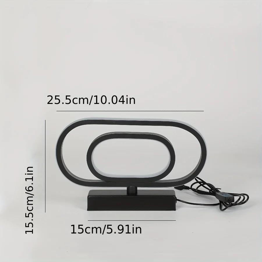 Simple Modern Creative Led Lamp Hotel Bedside Study Bedroom Living Room Dimmable Lighting