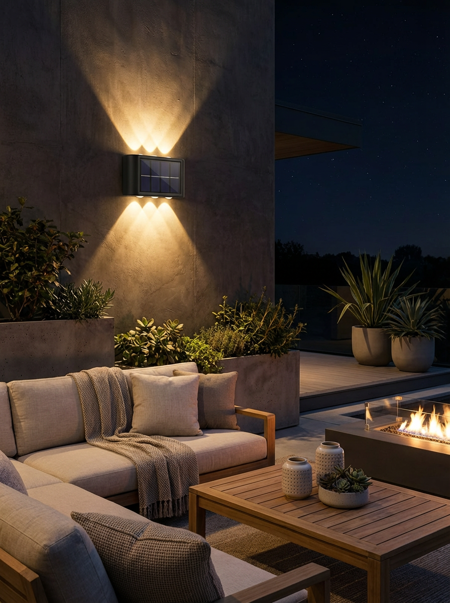 LumeHavn Auralis™ Solar Wall Light