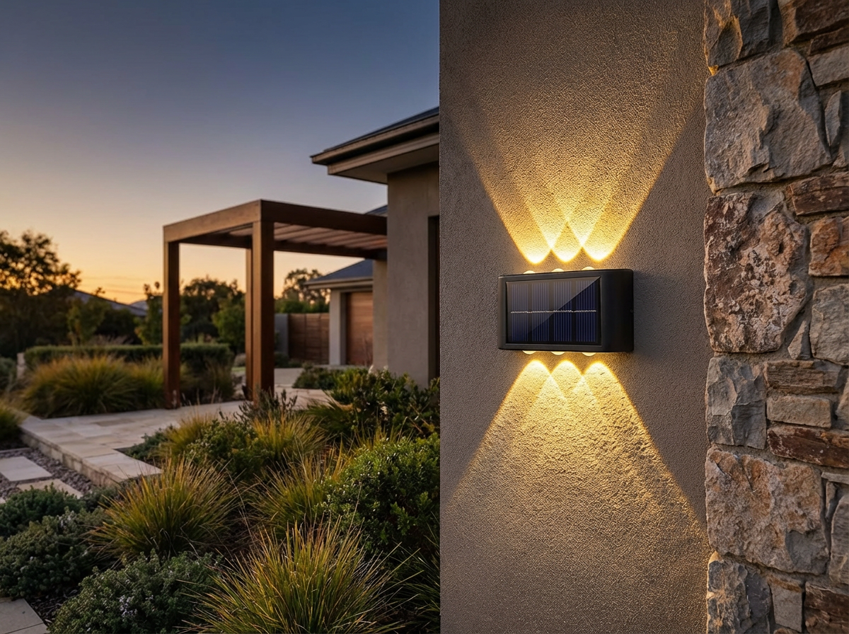 LumeHavn Auralis™ Solar Wall Light