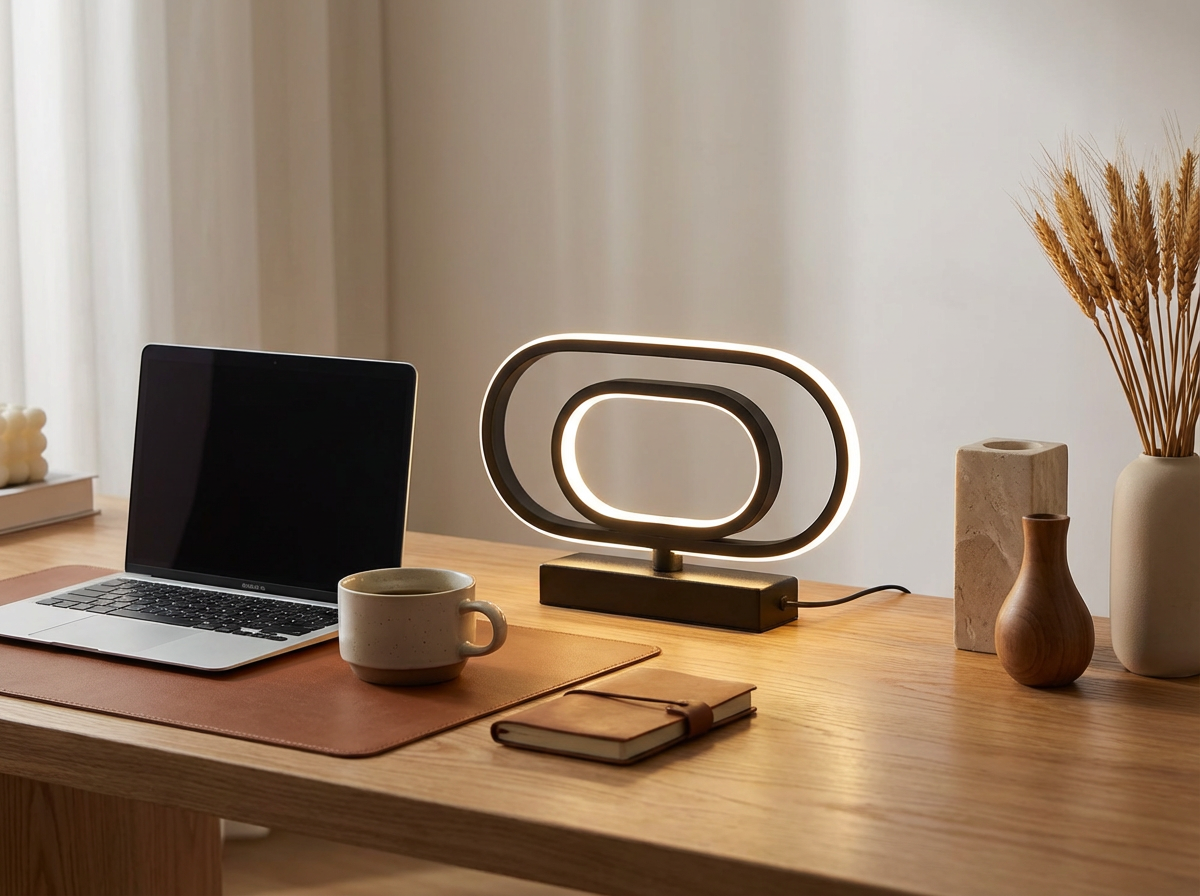 LumeHavn Solace™ Ambient LED Lamp – Modern Bedside & Living Room Light