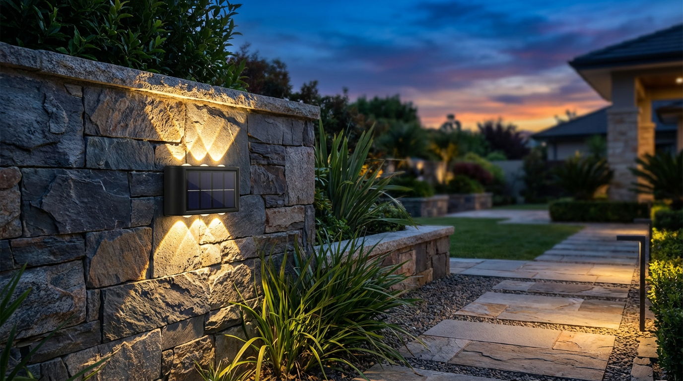 LumeHavn Auralis™ Solar Wall Light