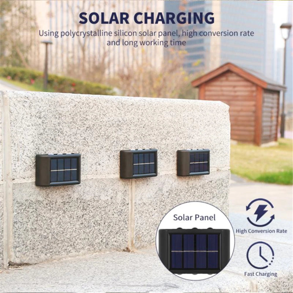 Solar Led lights Courtyard street landscape garden decorative wall lights