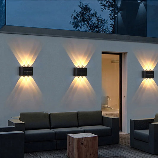 Solar Led lights Courtyard street landscape garden decorative wall lights