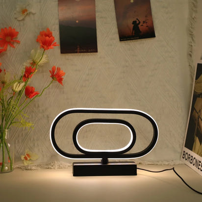 Simple Modern Creative Led Lamp Hotel Bedside Study Bedroom Living Room Dimmable Lighting