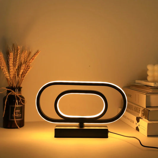 Simple Modern Creative Led Lamp Hotel Bedside Study Bedroom Living Room Dimmable Lighting