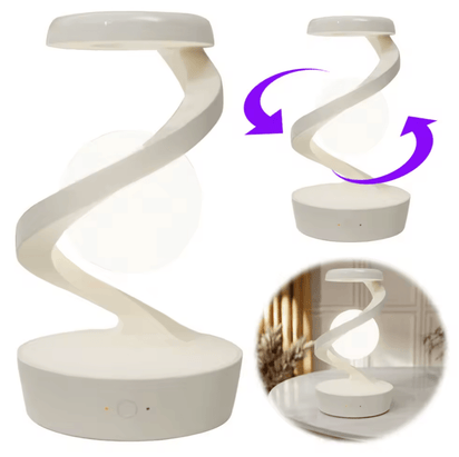 Levitating Moon Lamp – Gesture Control & Wireless Charging - Luminoya