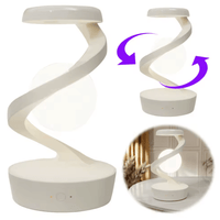 Levitating Moon Lamp – Gesture Control & Wireless Charging - Luminoya