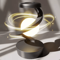 Levitating Moon Lamp – Gesture Control & Wireless Charging - Luminoya